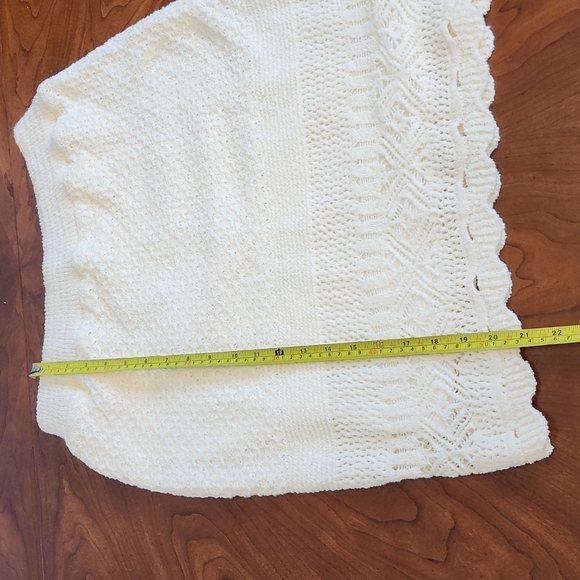 NWT ANTHROPOLOGIE white sweater skirt - Picture 11 of 12